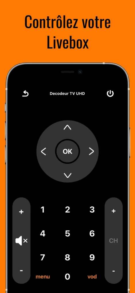 control your Livebox TV from Orange